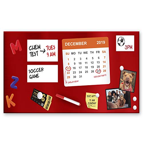 magnetic-message-board-red-B0831SRBMR